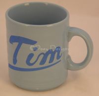 TIM Blue Coffee Mug Vintage Made in England